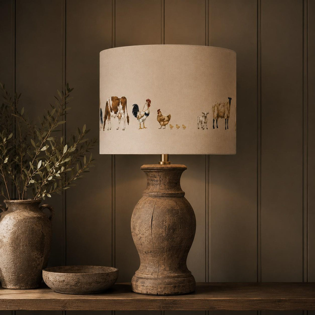 The Farmyard Lampshade