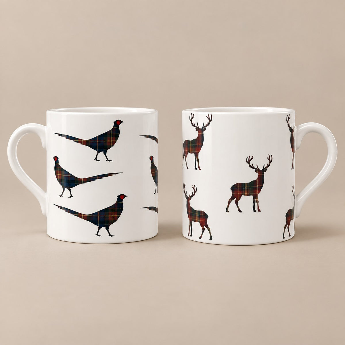 Tartan Pheasant Mug