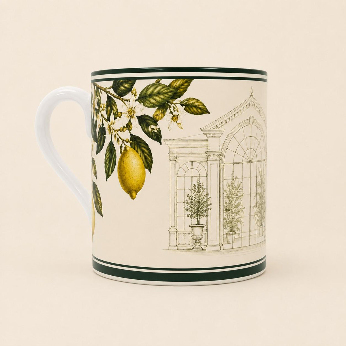 The Orangery Lemon House Fine Bone China Mug