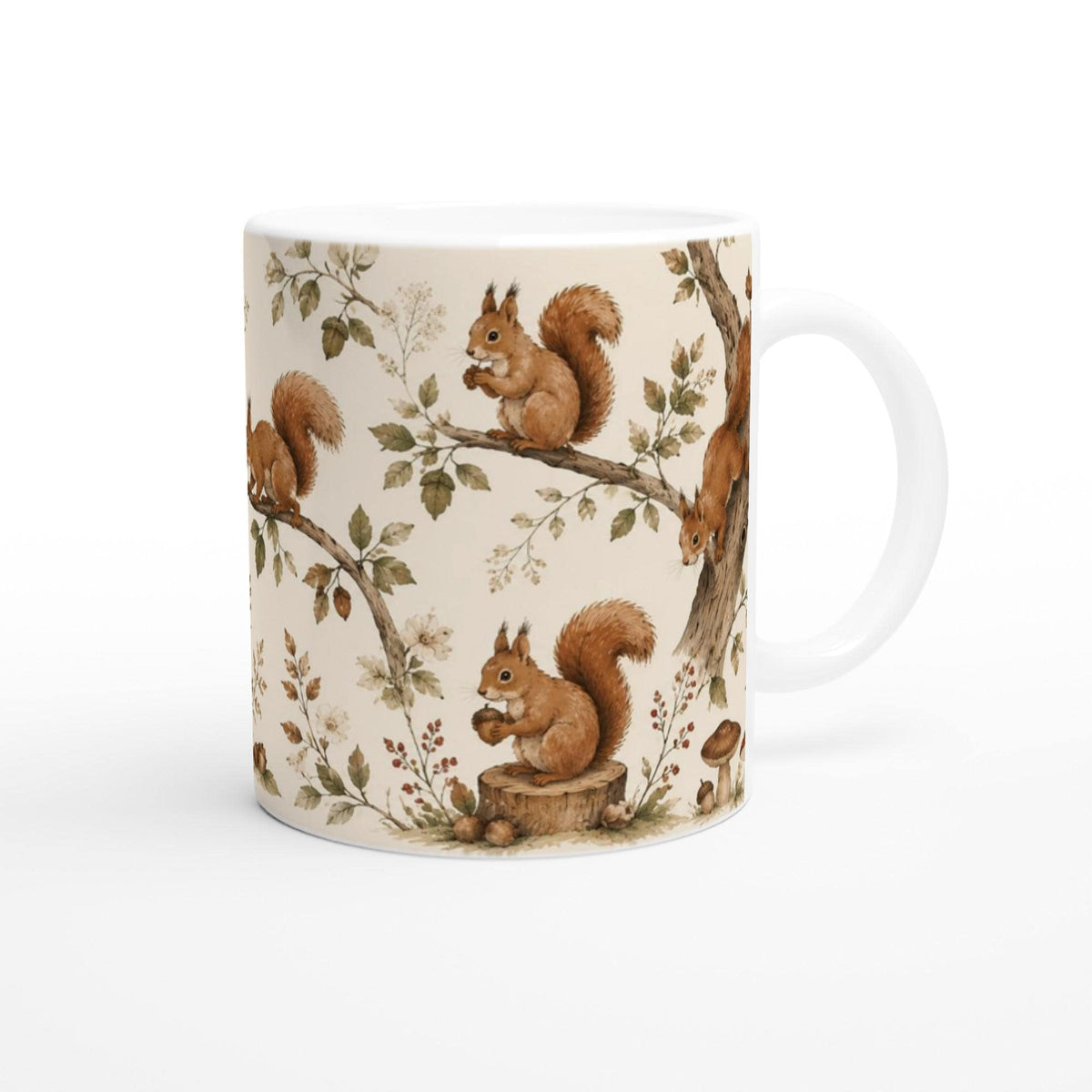 Woodland Squirrel Fine Bone China Mug