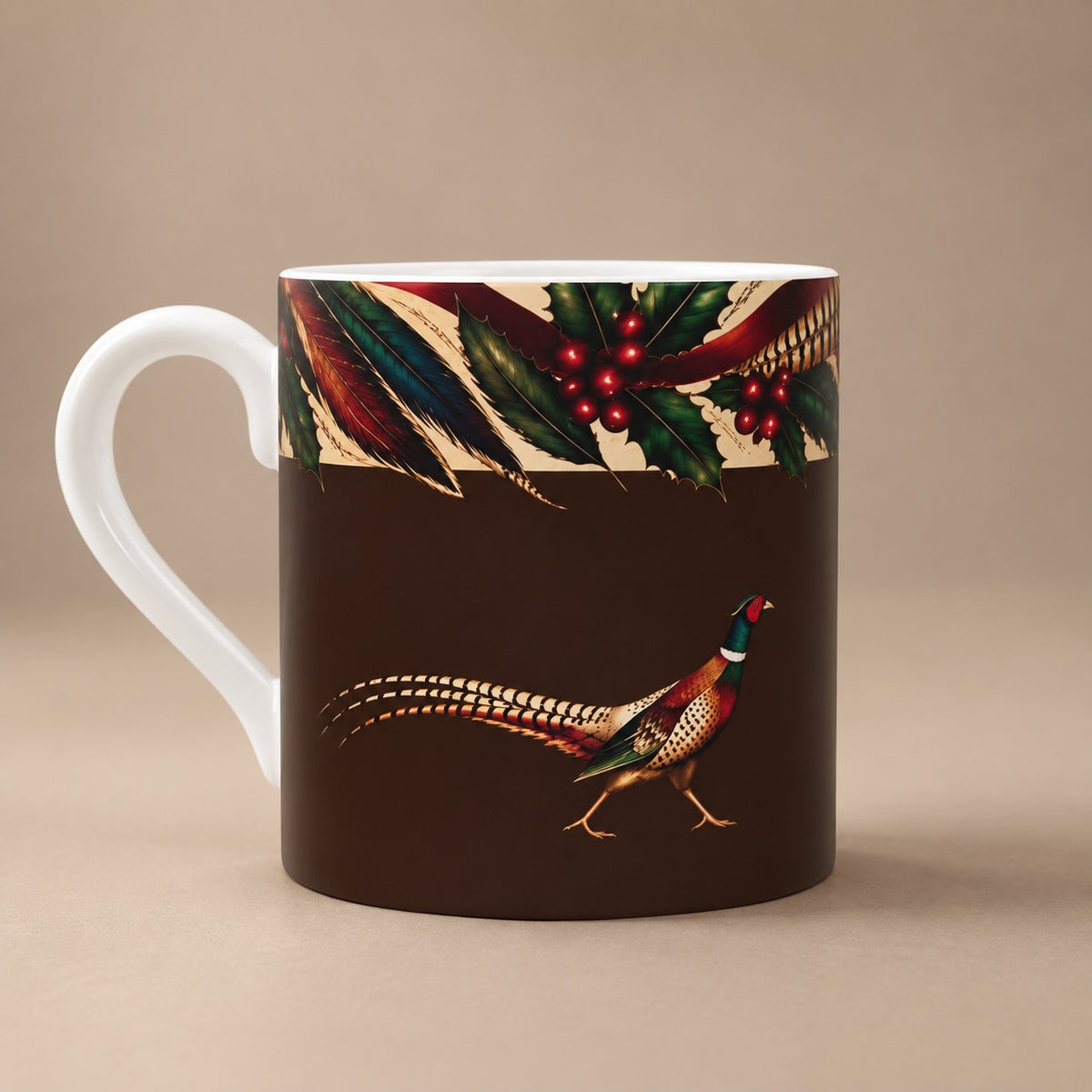 Christmas Pheasant Mug