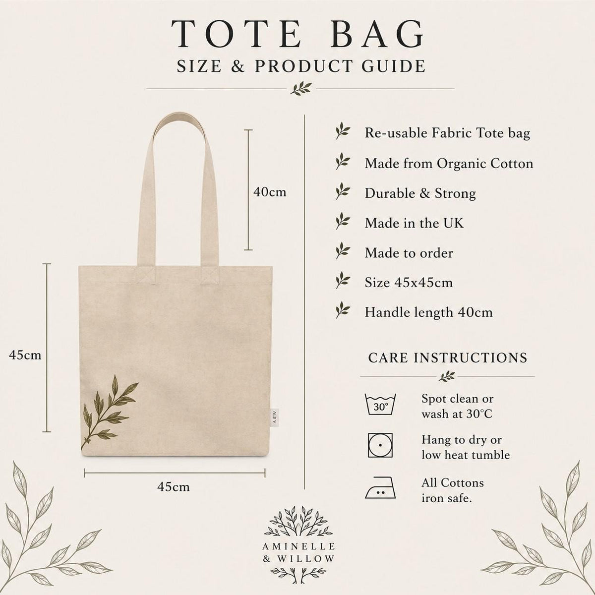 The Signature Willow Tote Bag Natural