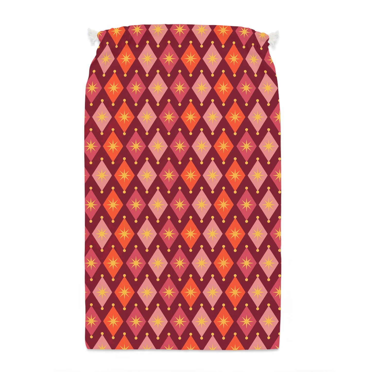 Luxury Christmas Harlequin Design Sack | Elegant Holiday Gift Bag