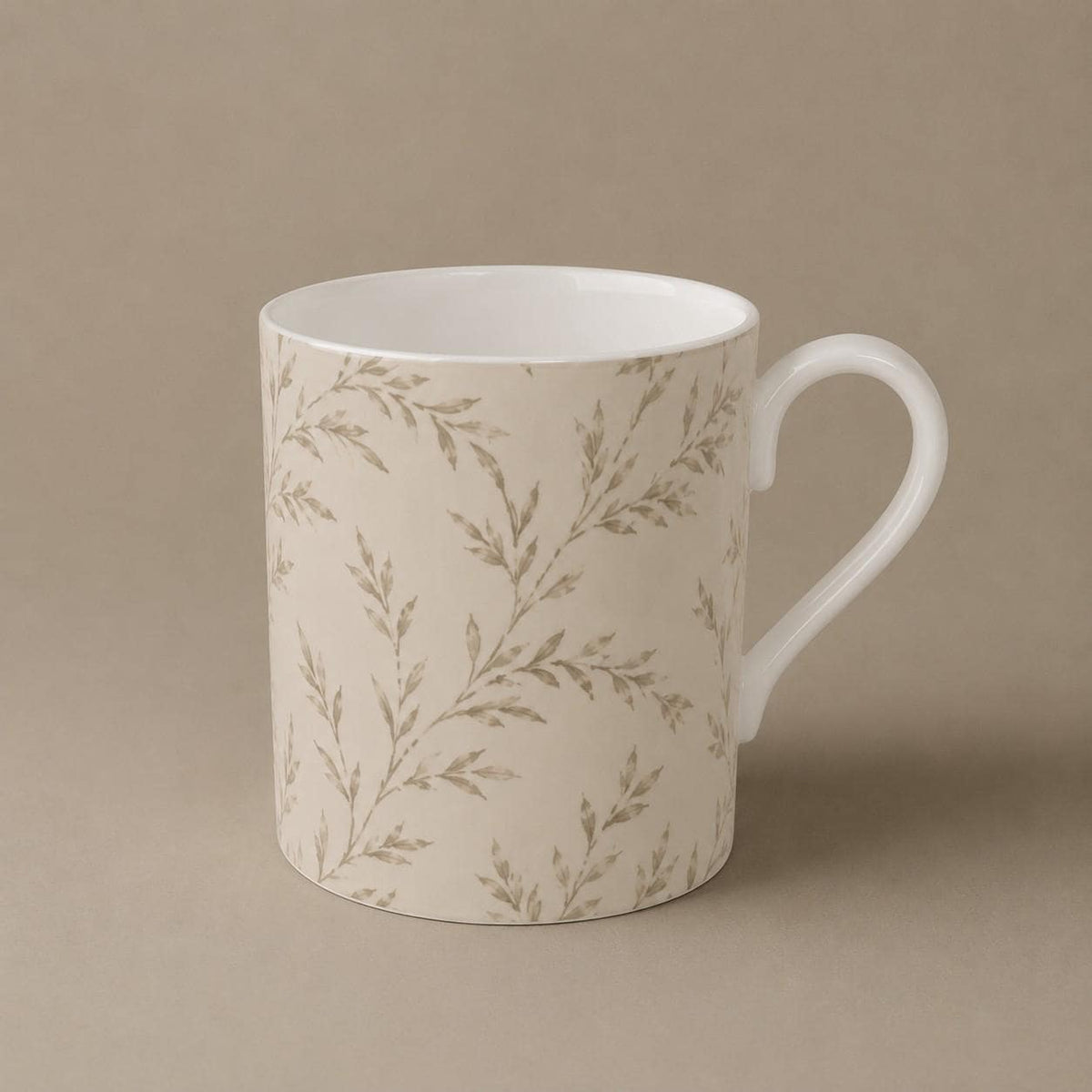 The Signature Willow Fine Bone China Mug Natural