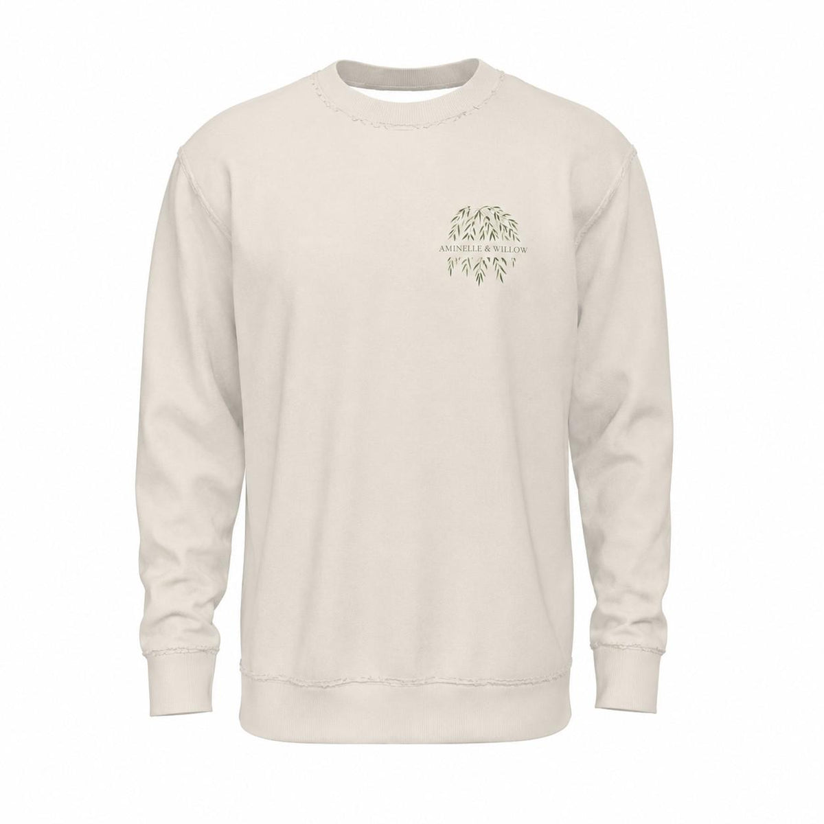 Willow Ivory Crest Sweatshirt
