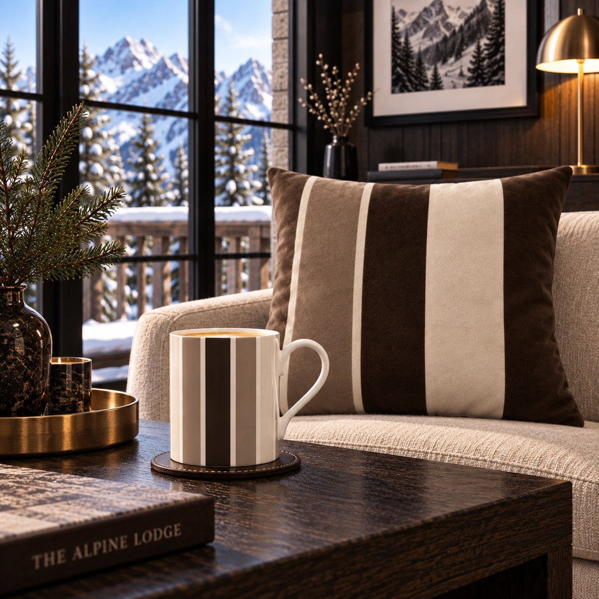 The Alpine Stripe Mug