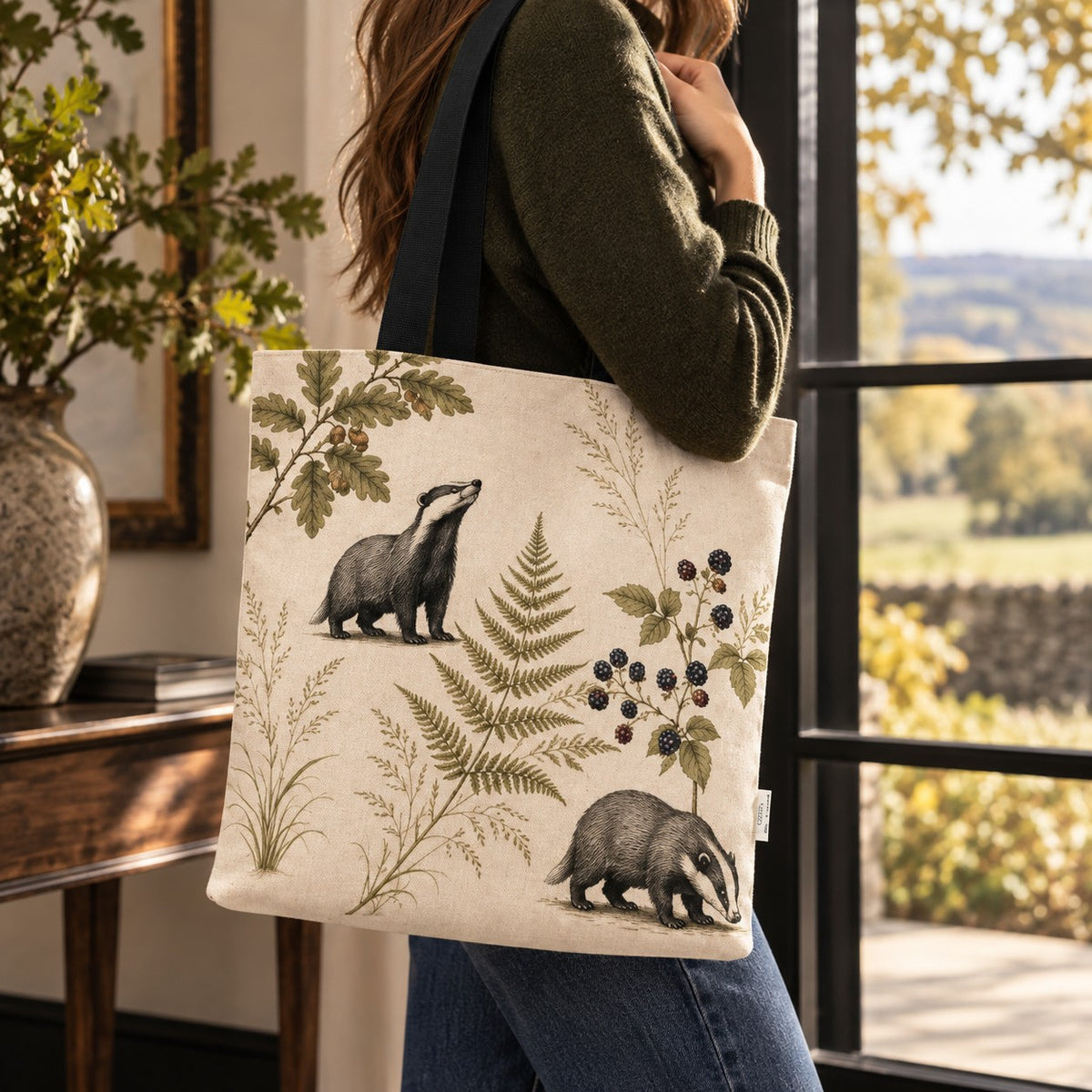 Badger & Bramble Tote Bag
