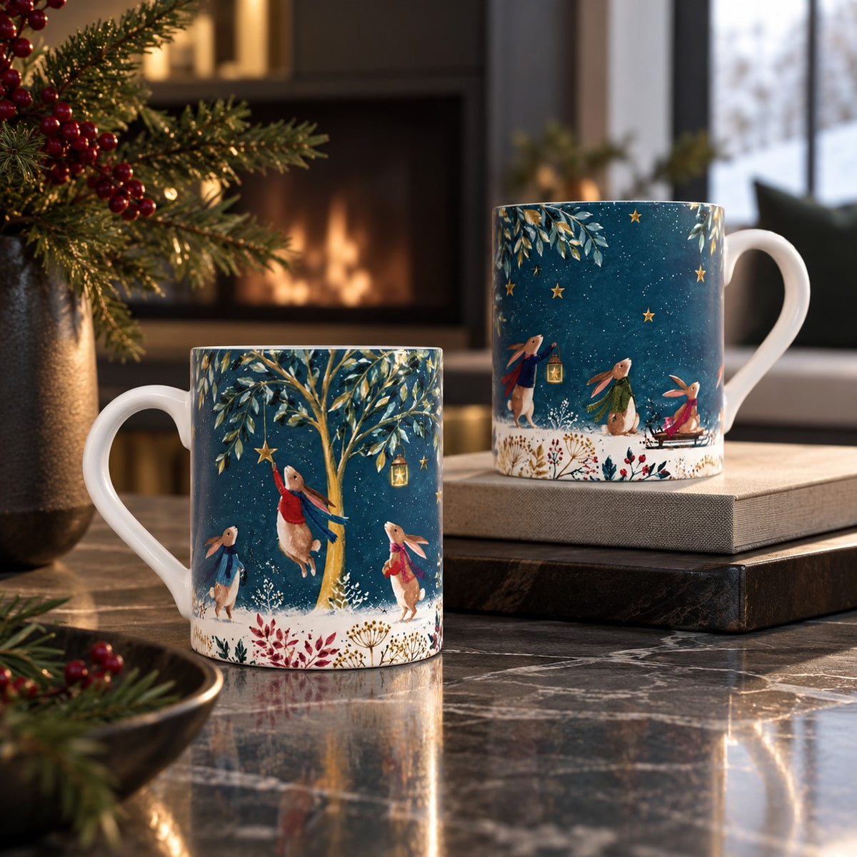 Winter Hare Mug