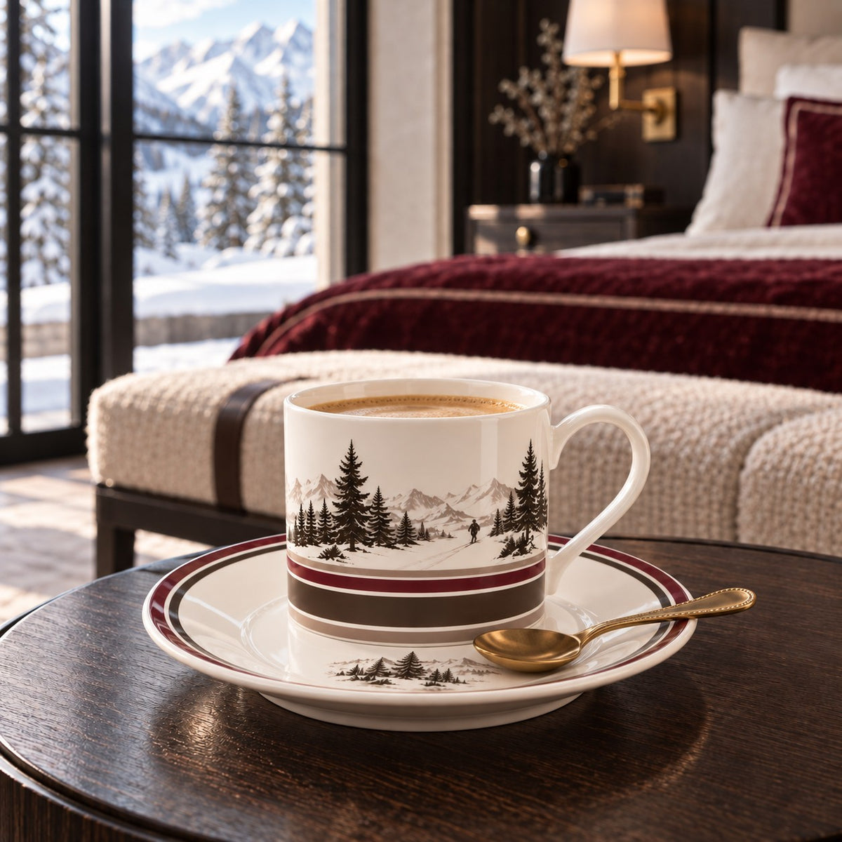 The Alpine Coffee Cup & Saucer