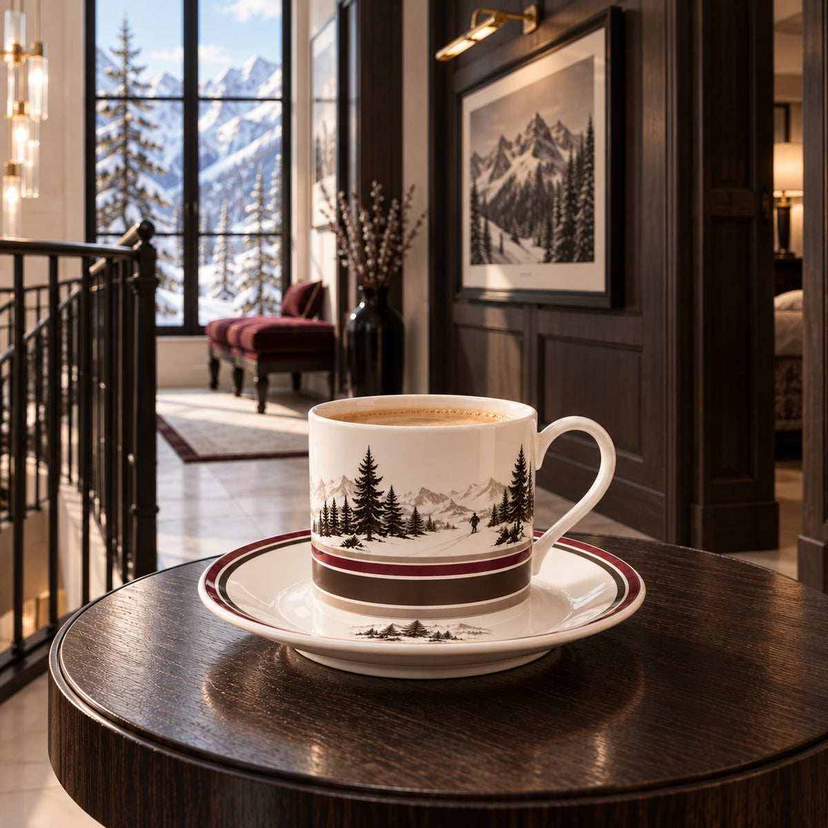 The Alpine Coffee Cup & Saucer
