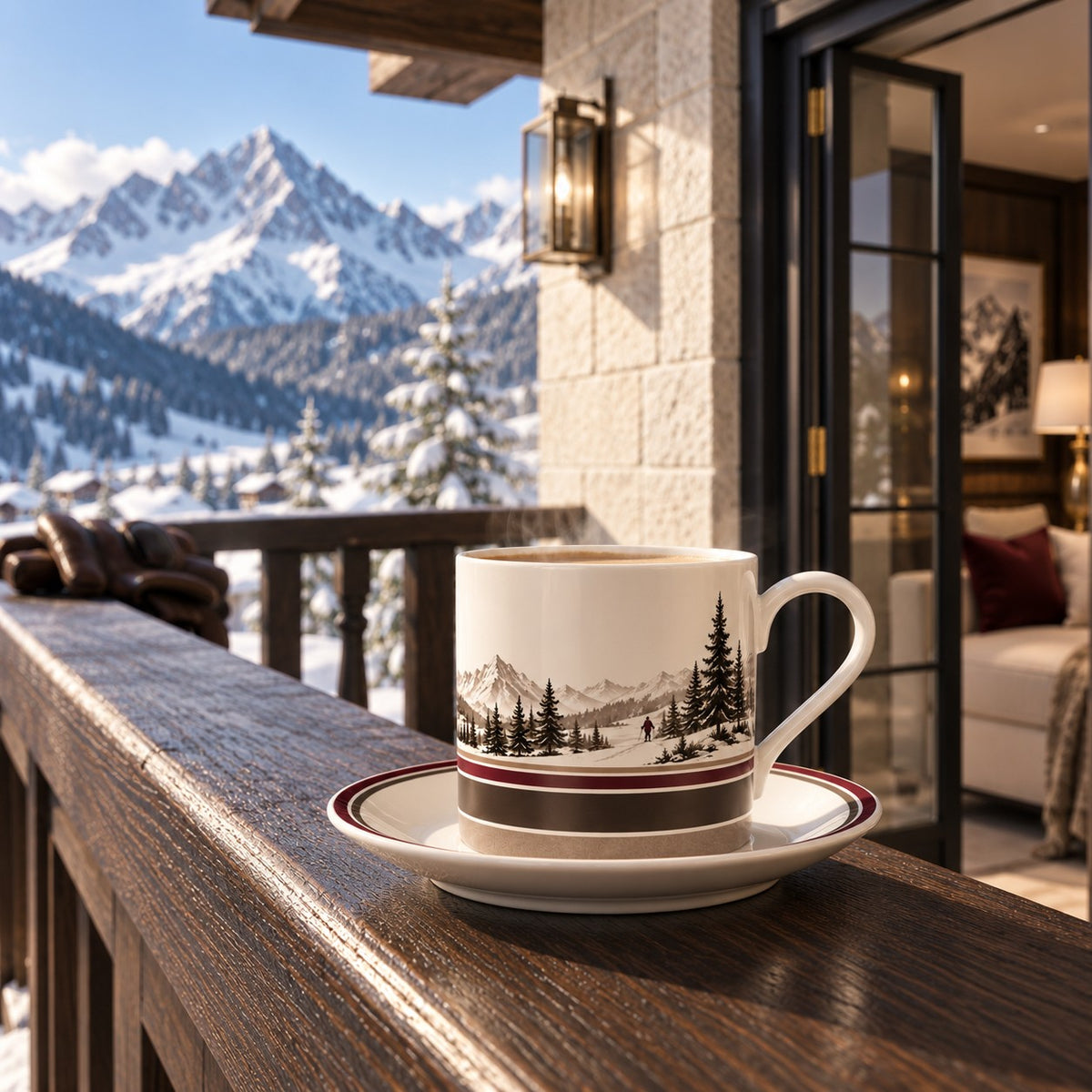The Alpine Coffee Cup & Saucer
