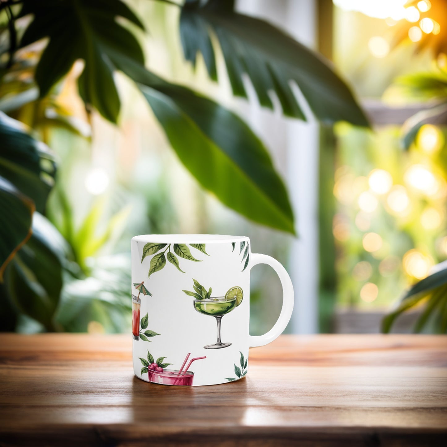 Colourful Ceramic Mug for Cocktails, Drinkware Gift Idea