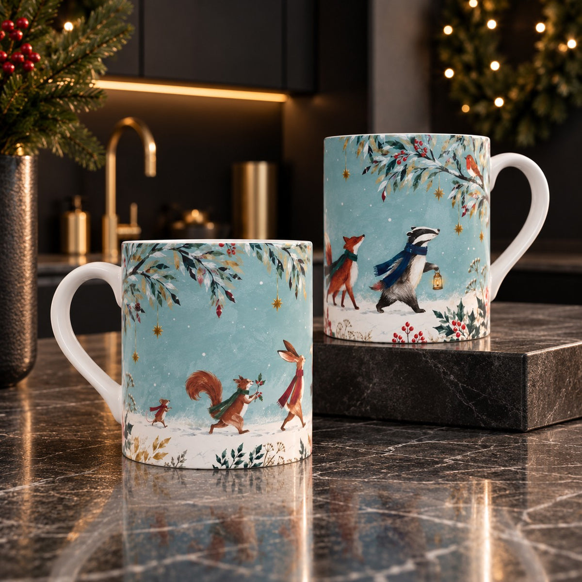 Woodland Christmas Walk Mug