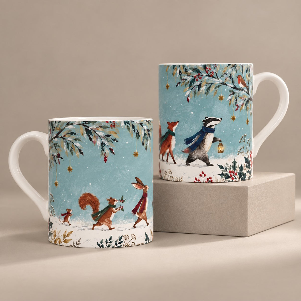 Woodland Christmas Walk Mug