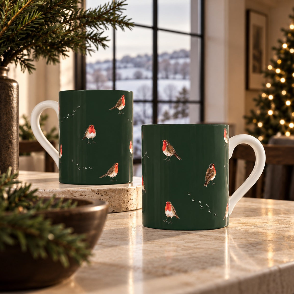 Christmas Robin Mug