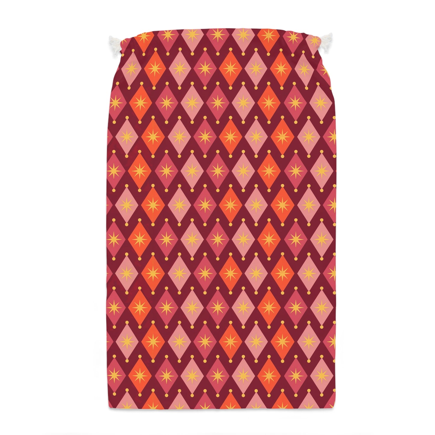 Luxury Christmas Harlequin Design Sack | Elegant Holiday Gift Bag