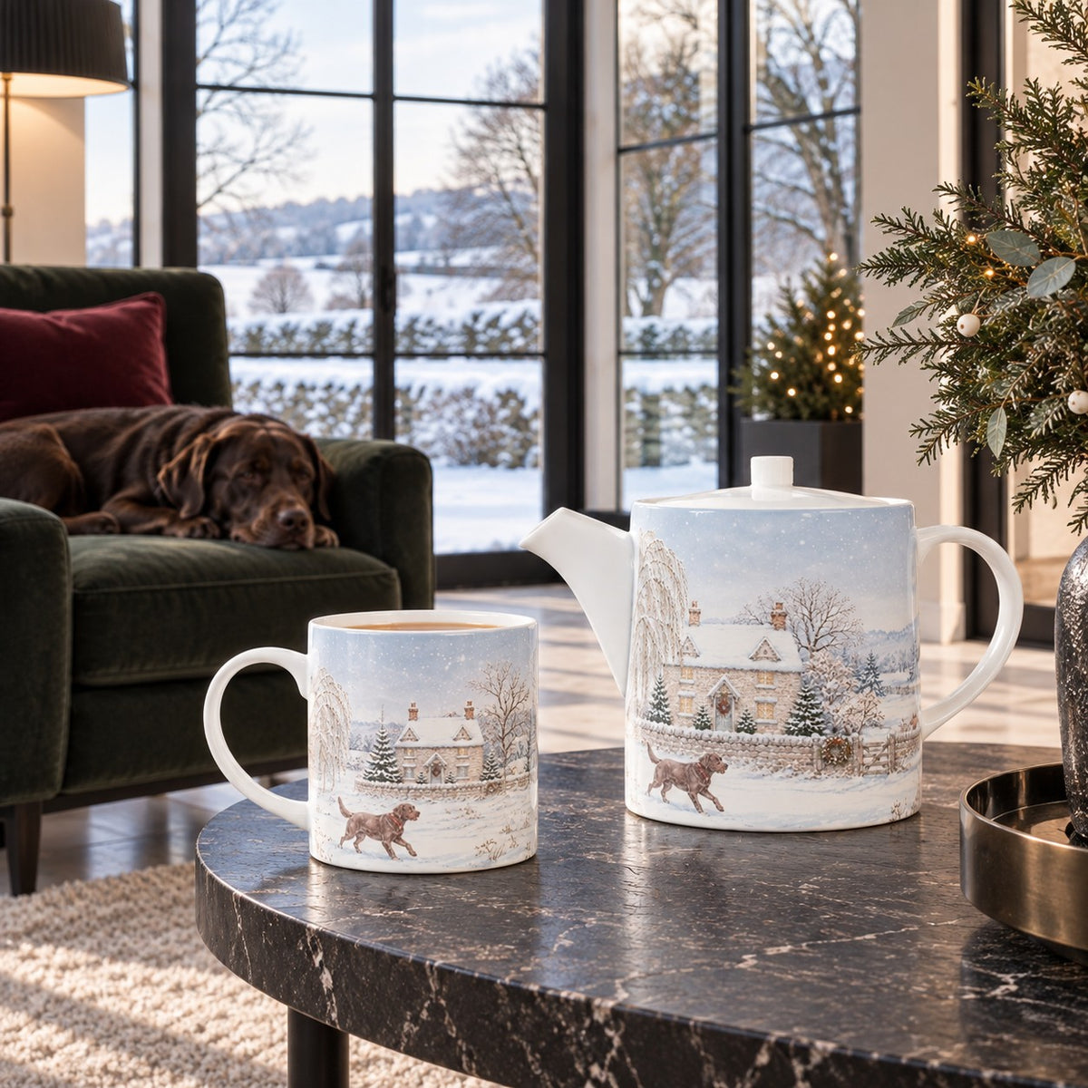 The Winter Estate Teapot