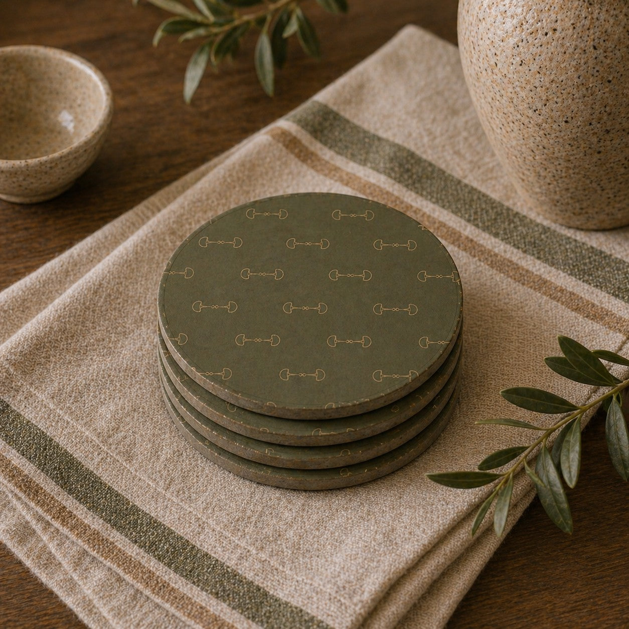 Equestrian Bit Coasters