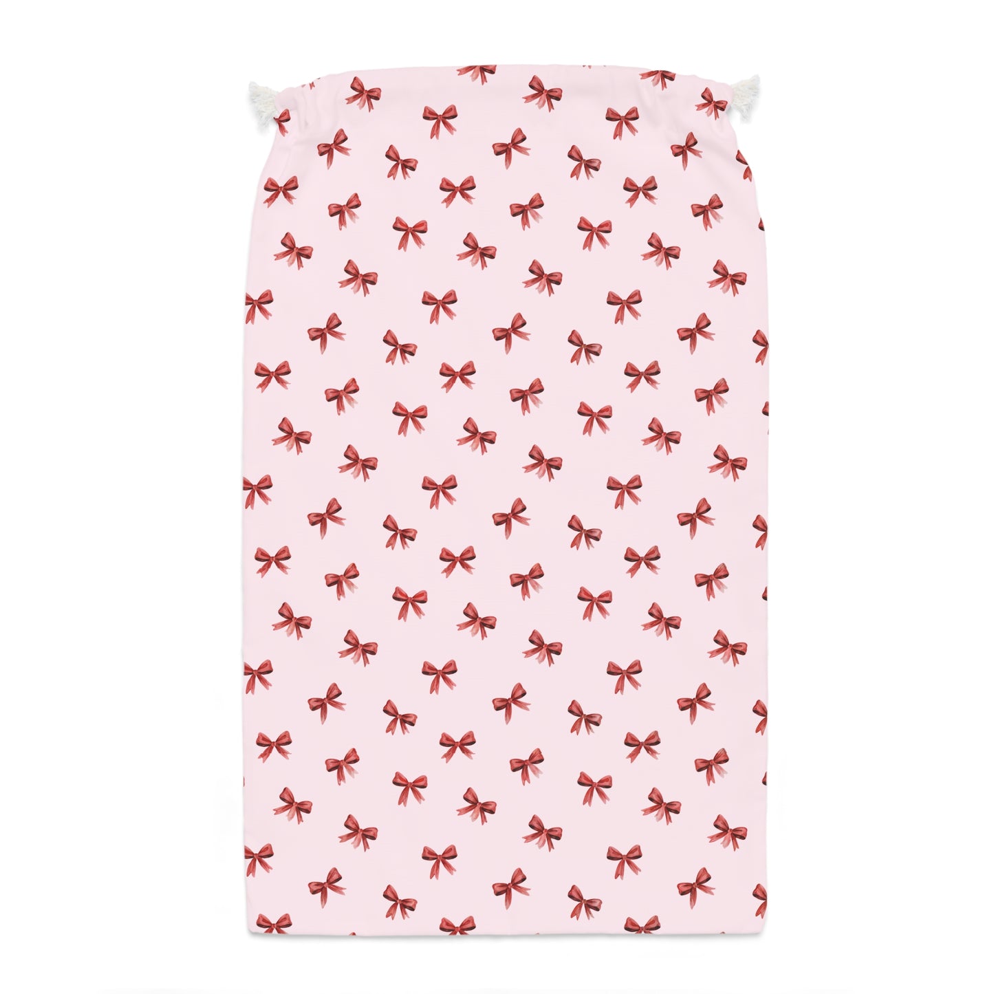 Red Christmas Bows & Festive Christmas Sack