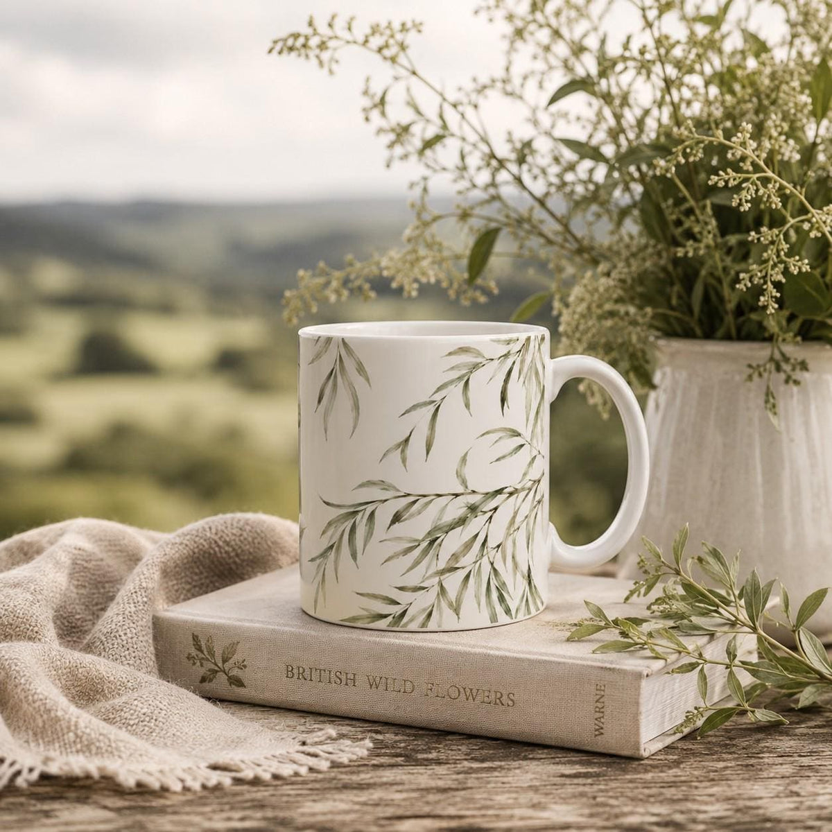 The Signature Willow Ceramic Mug – Sage