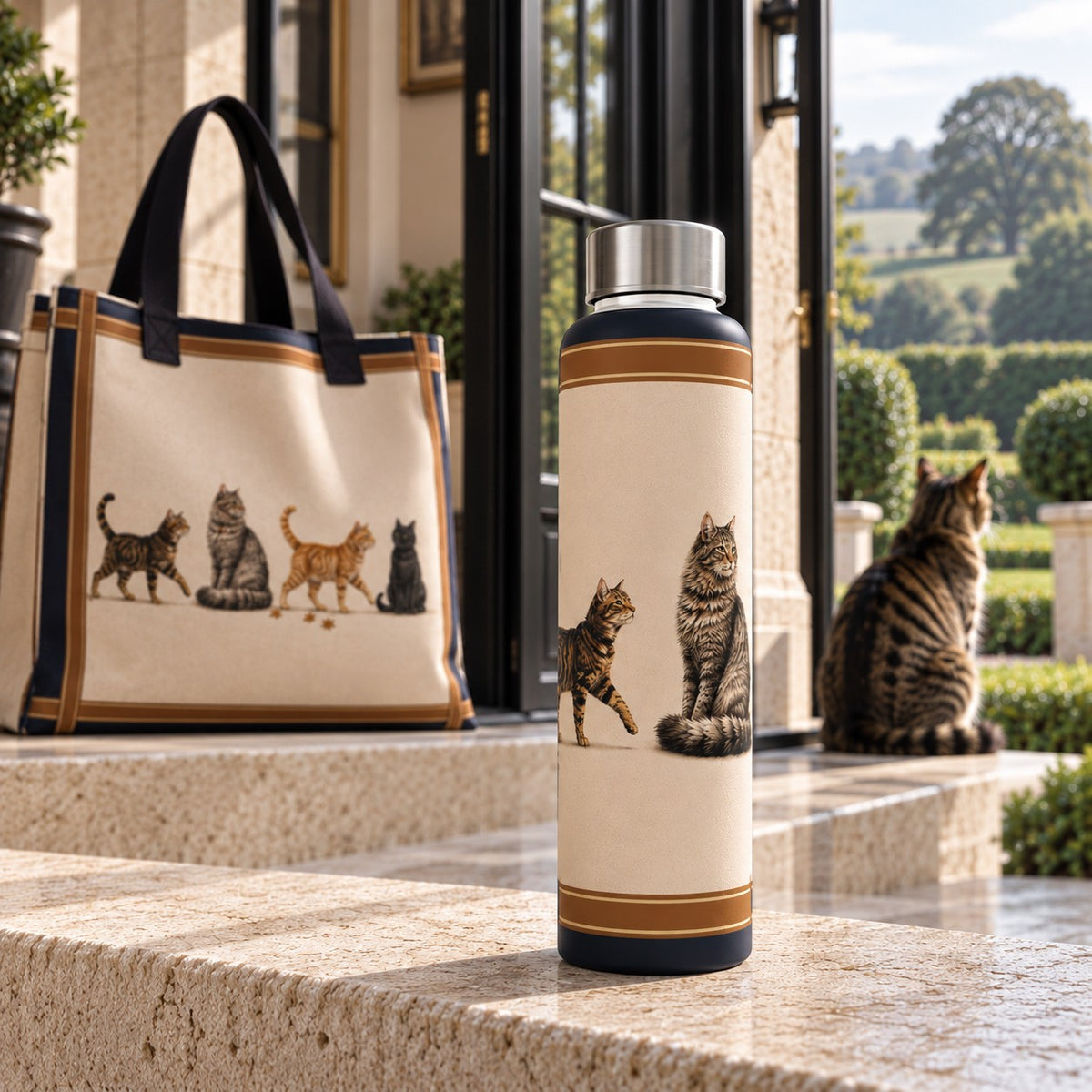 The Country Cats Water Bottle