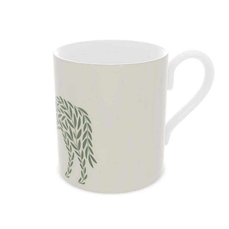 Equestrian Willow Mug – Sage Green
