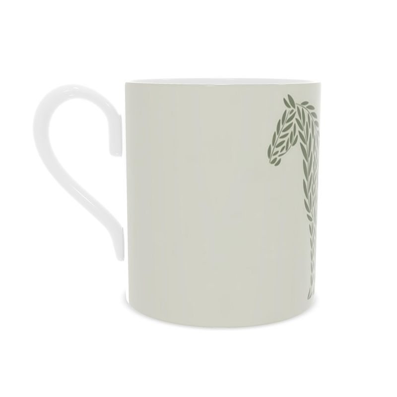 Equestrian Willow Mug – Sage Green