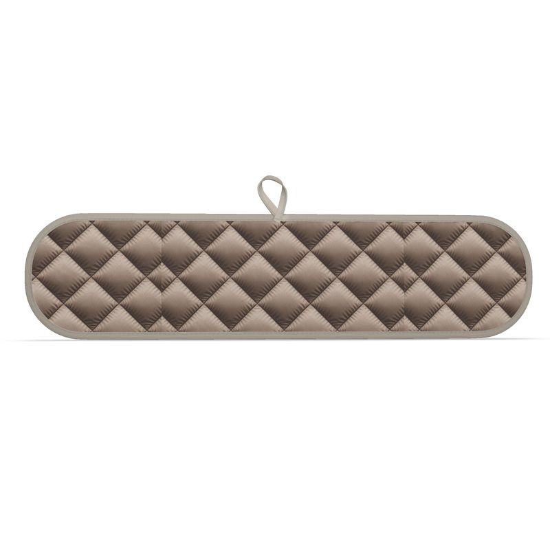 Equestrian Willow Double Oven Gloves – Sage & Taupe