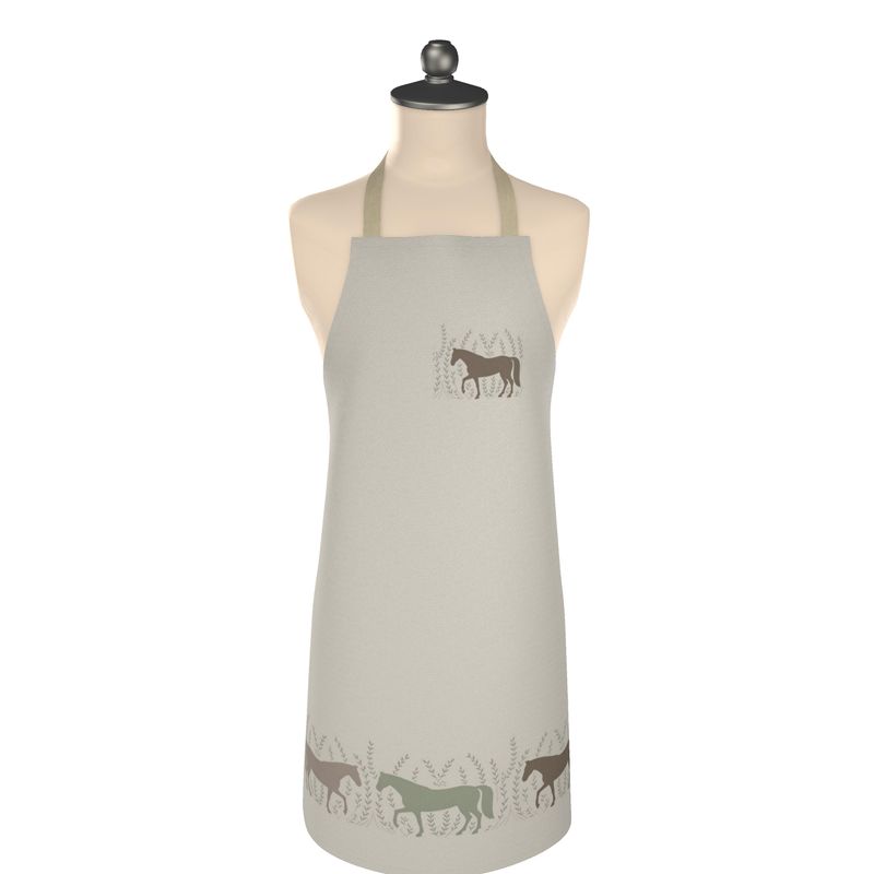 Equestrian Willow Apron – Sage & Taupe