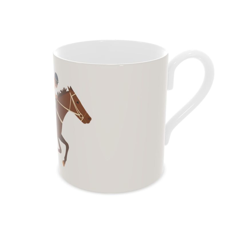 Horse Racing Mug – Jockey Silks Bone China Coffee Cup