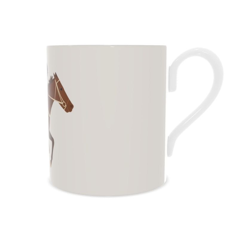 Horse Racing Mug – Jockey Silks Bone China Coffee Cup