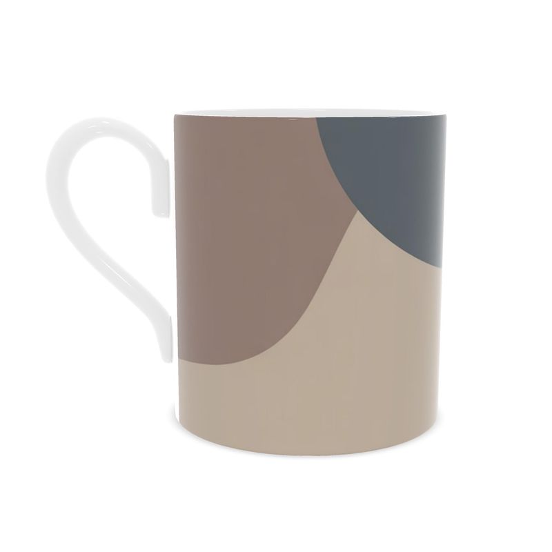 Silks Mug – Burgundy & Midnight Colour Block