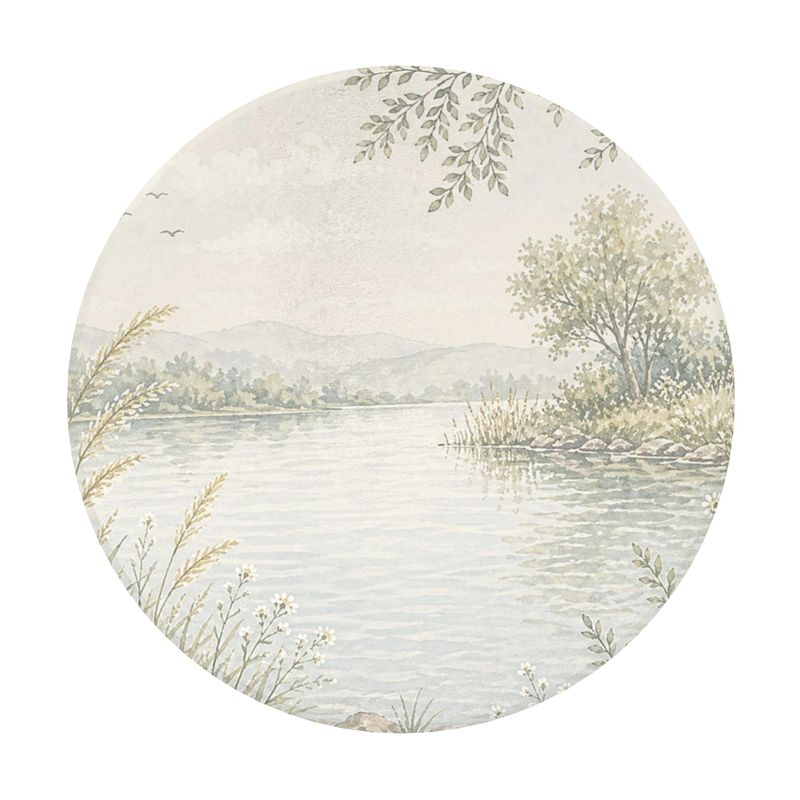 Riverbank Coasters – Set of 2 | Watercolour Landscape