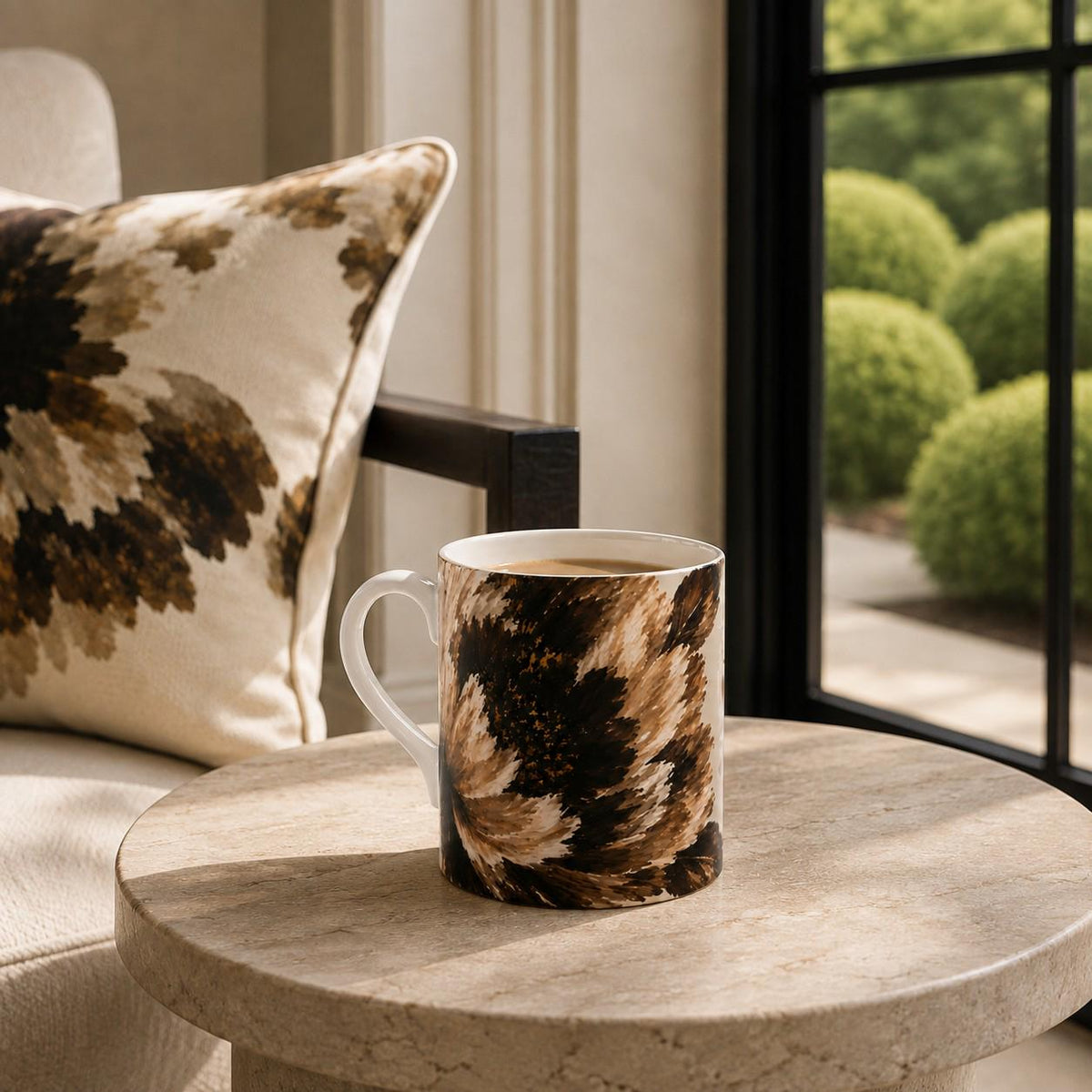 Mulberry & Stone Floral Fine Bone China Mug