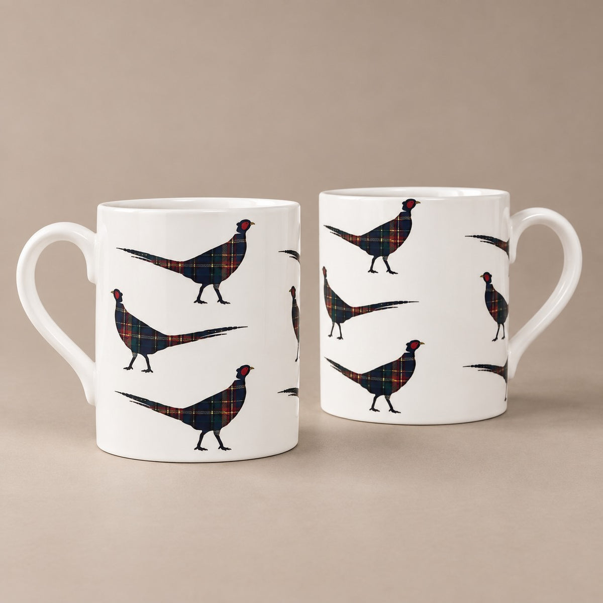 Tartan Pheasant Mug