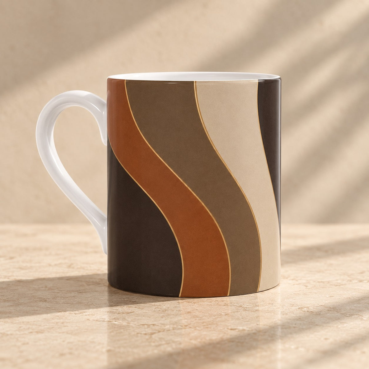 Estate Living Contour Signature Fine Bone China Mug