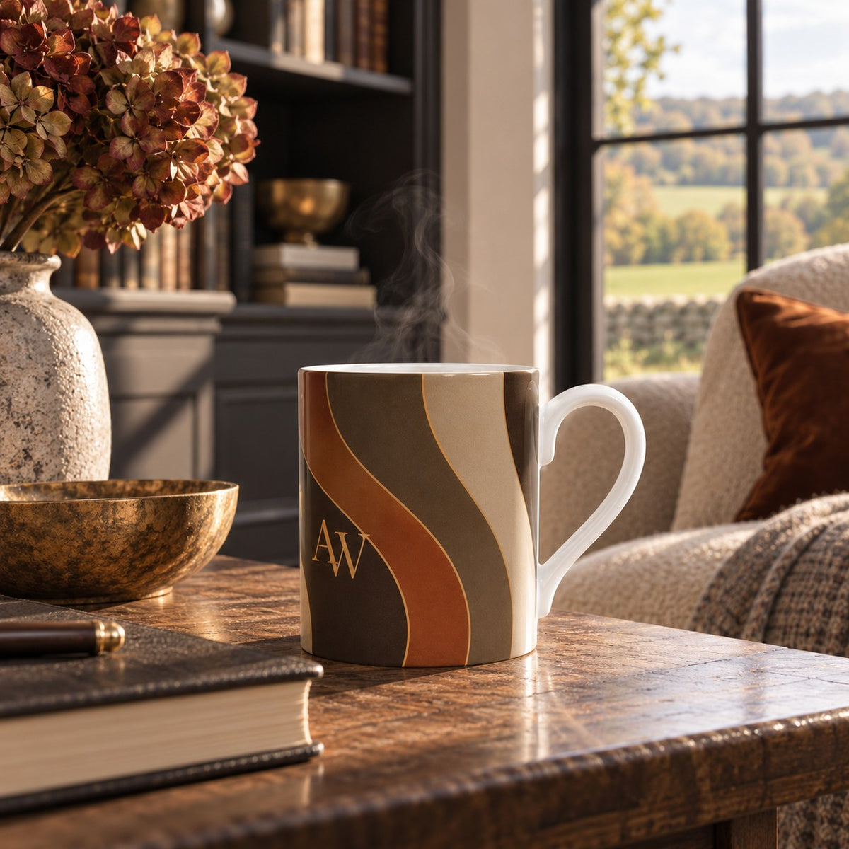 Estate Living Contour Signature Fine Bone China Mug