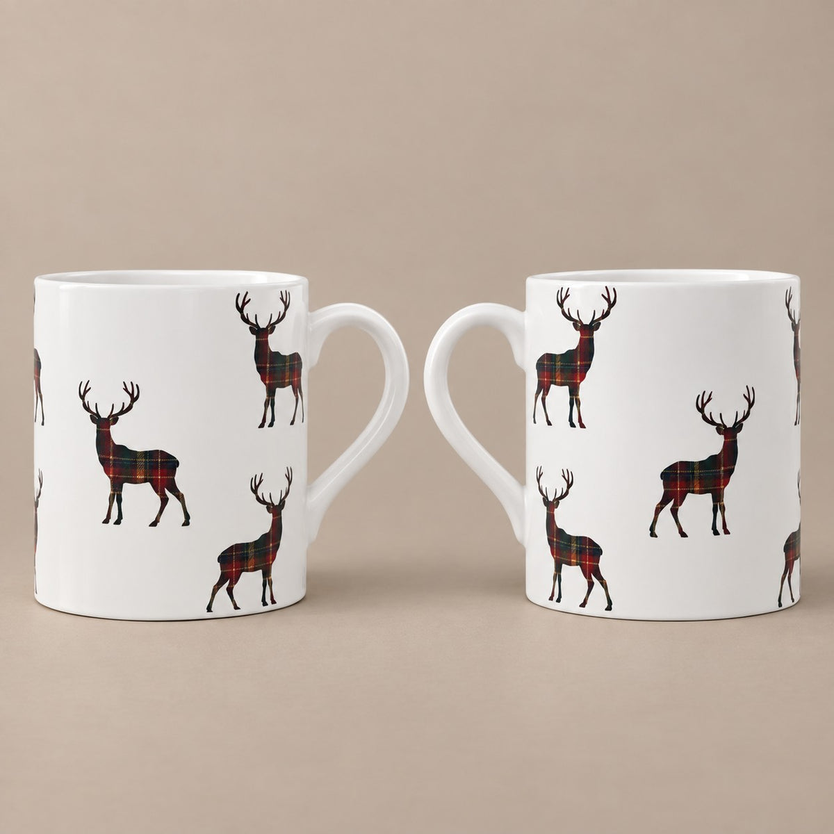 Tartan Stag Mug