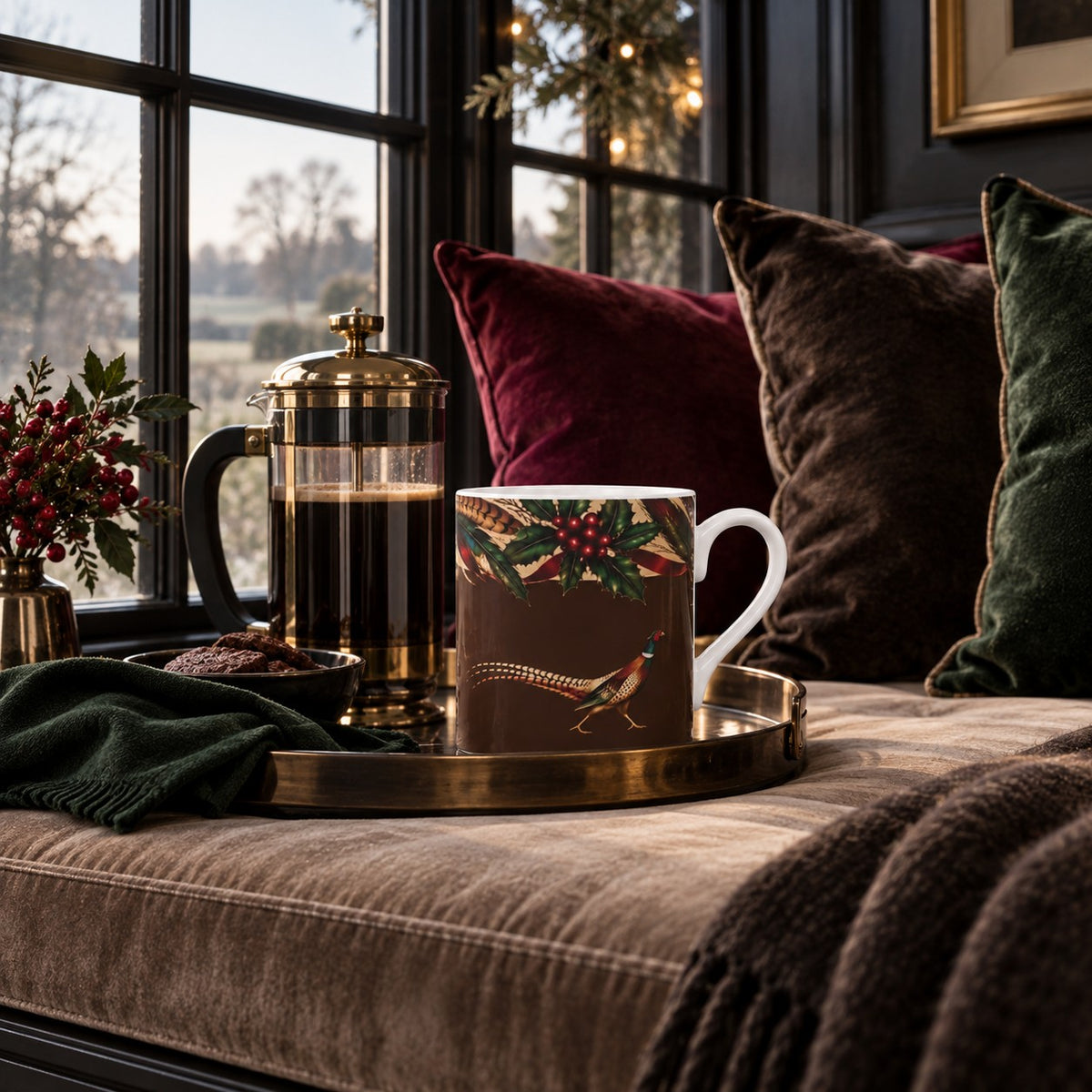 Christmas Pheasant Mug