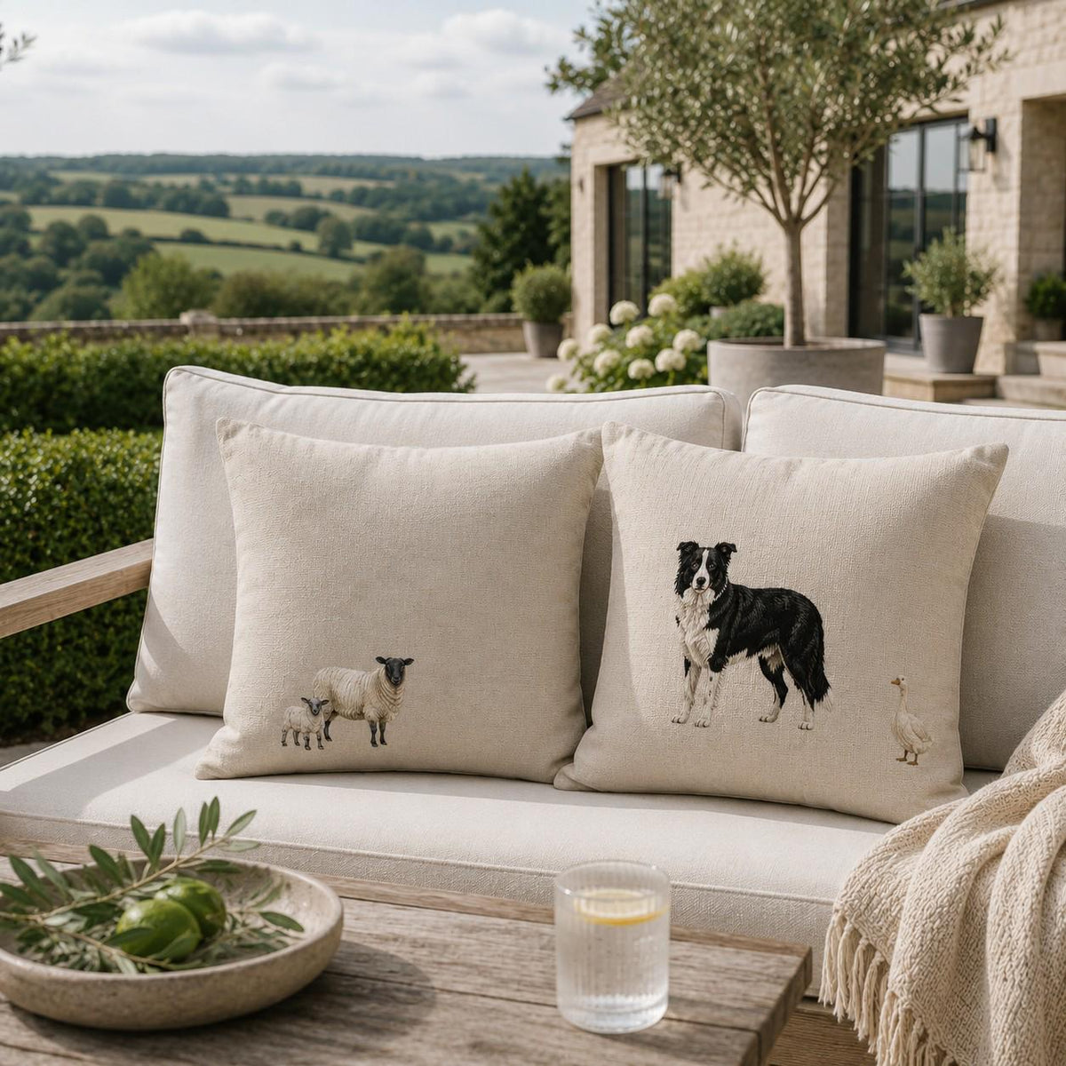 The Ewe & Lamb Cushion