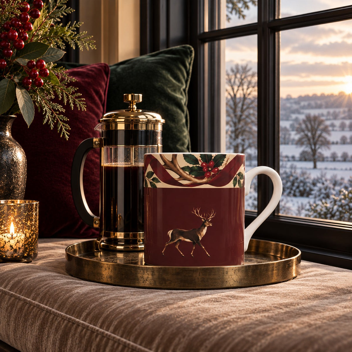 Christmas Stag Mug