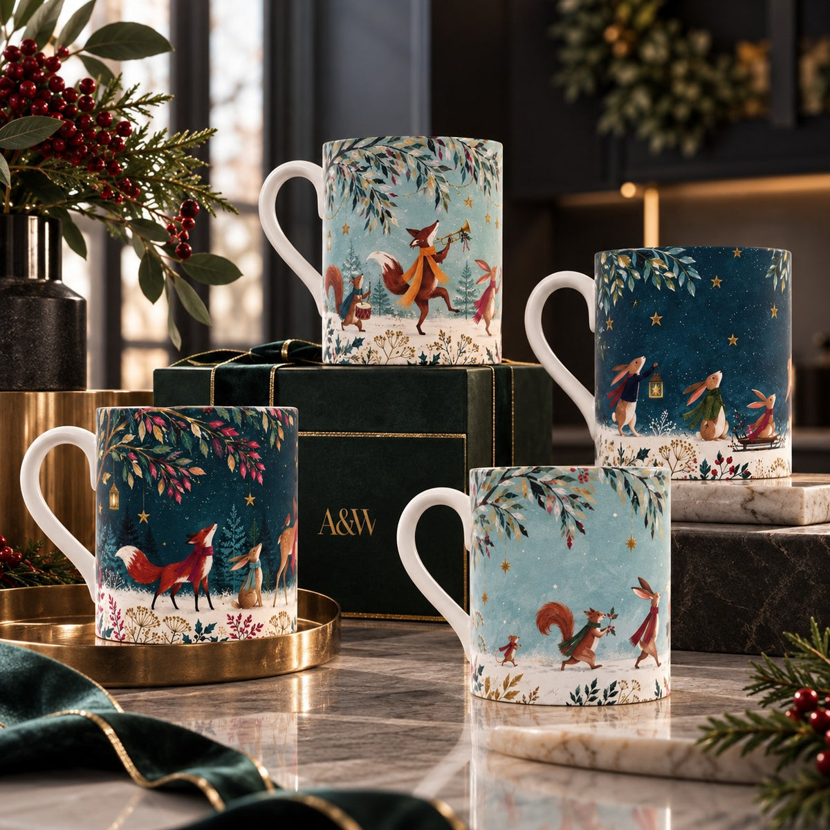 Winter Woodland Mug