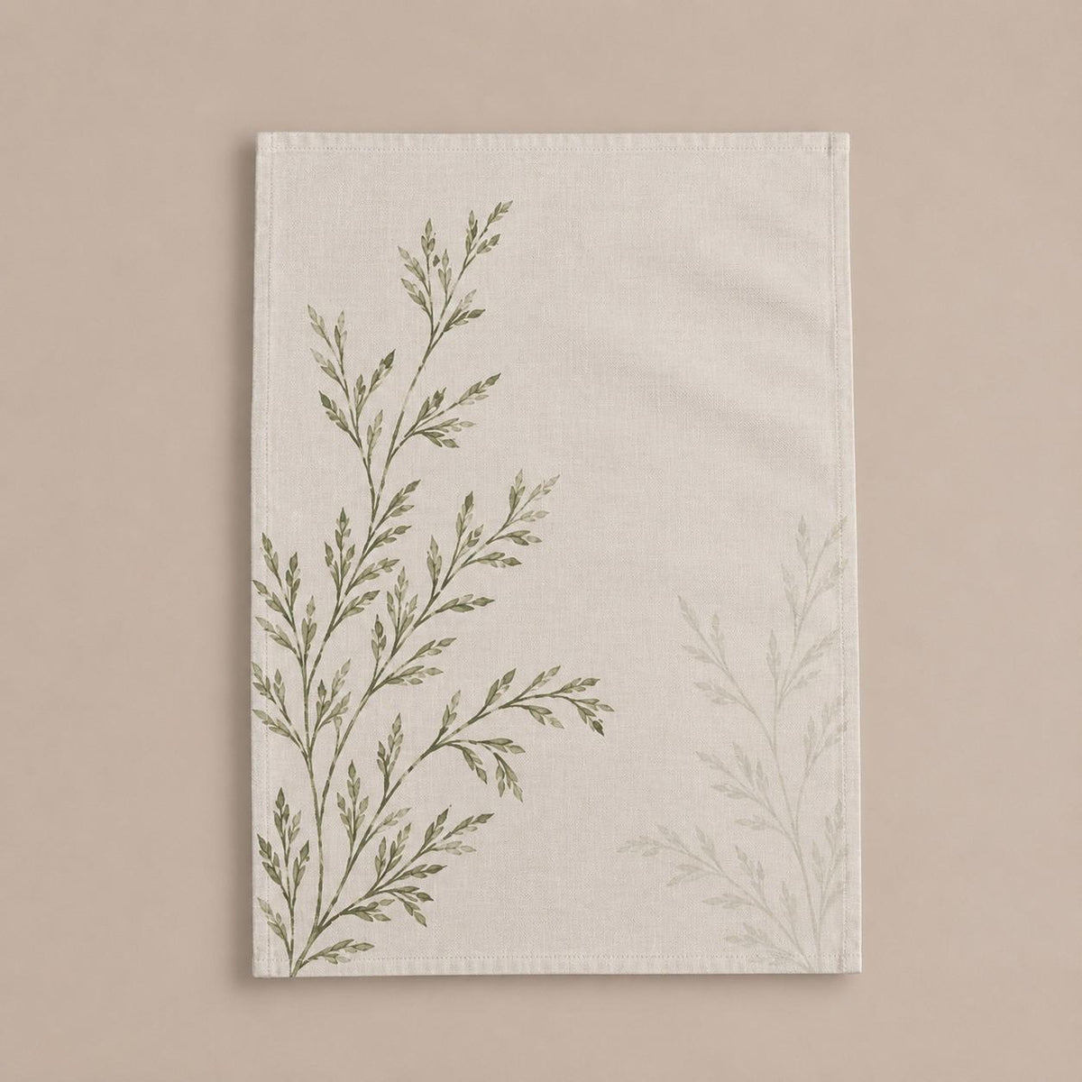 The Signature Willow Tea Towel Ivory