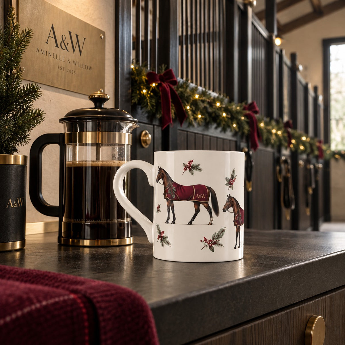 The Winter Stable Mug