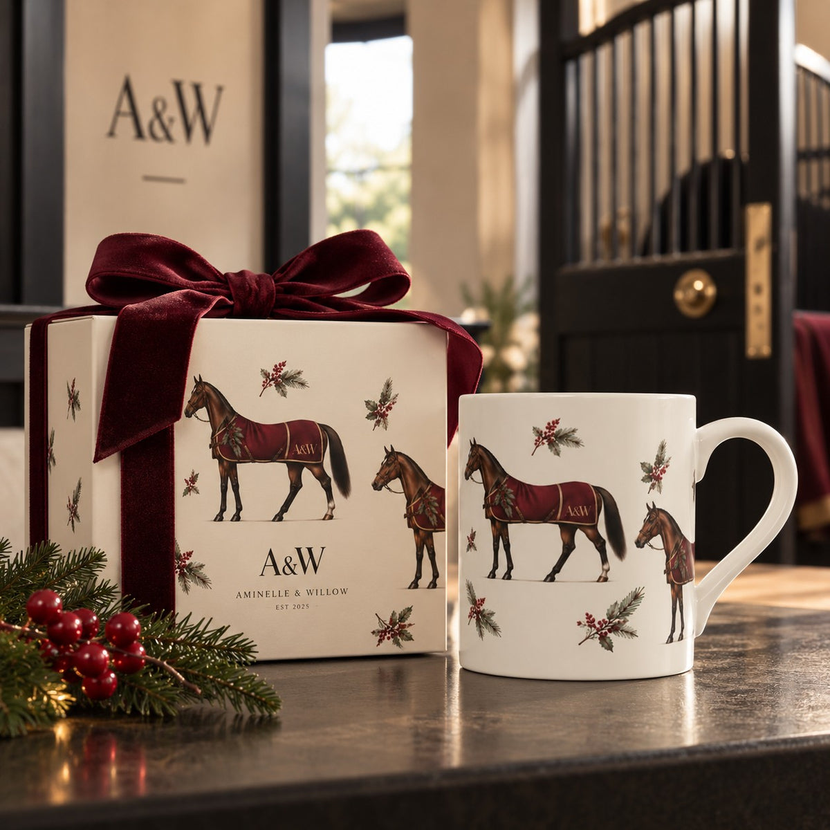 The Winter Stable Mug