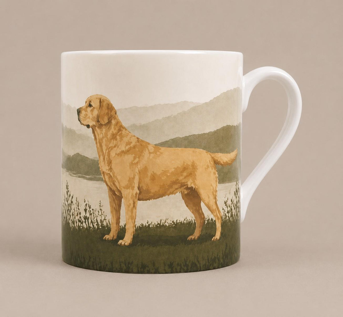 Golden Labrador Fine Bone China Mug