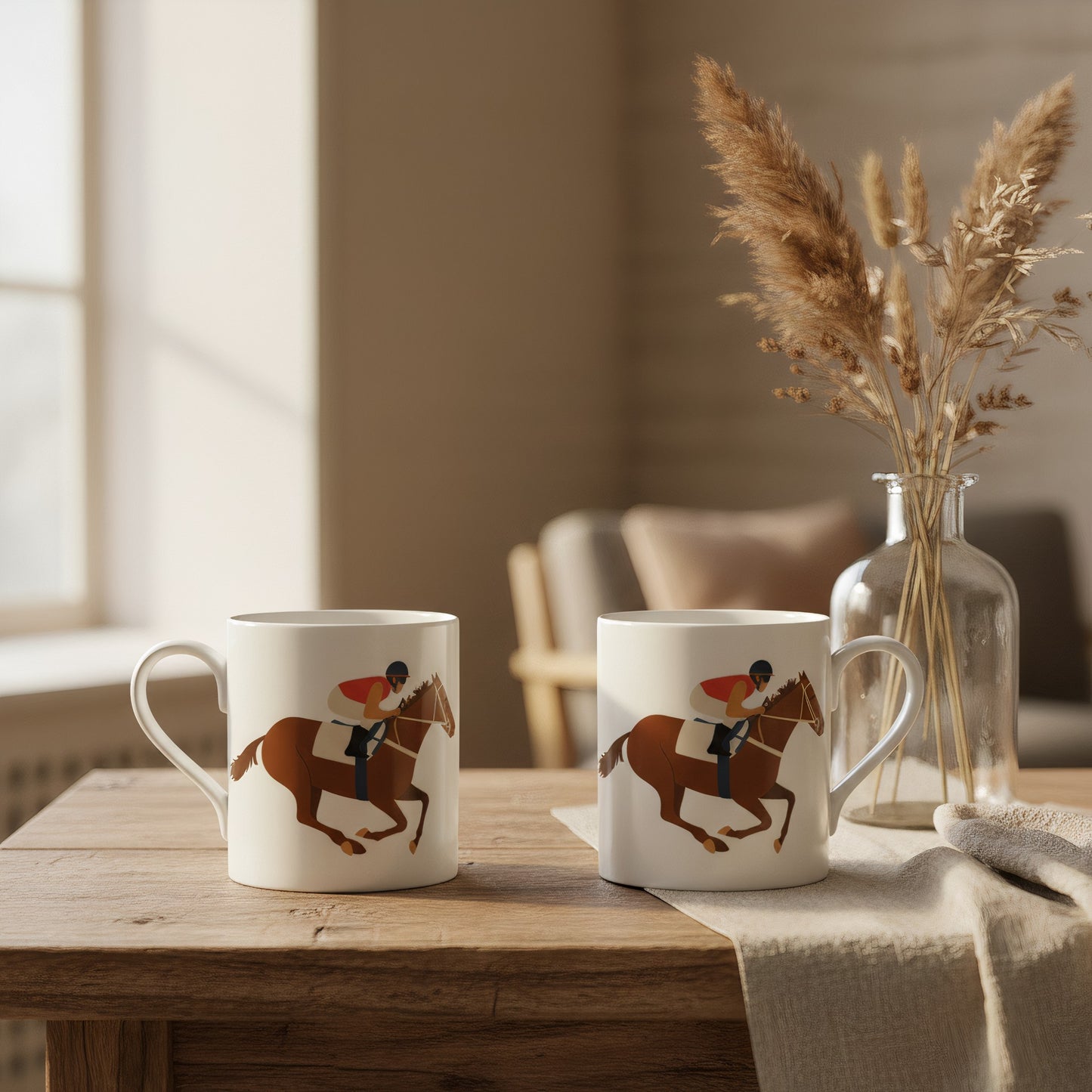 Horse Racing Mug – Jockey Silks Bone China Coffee Cup