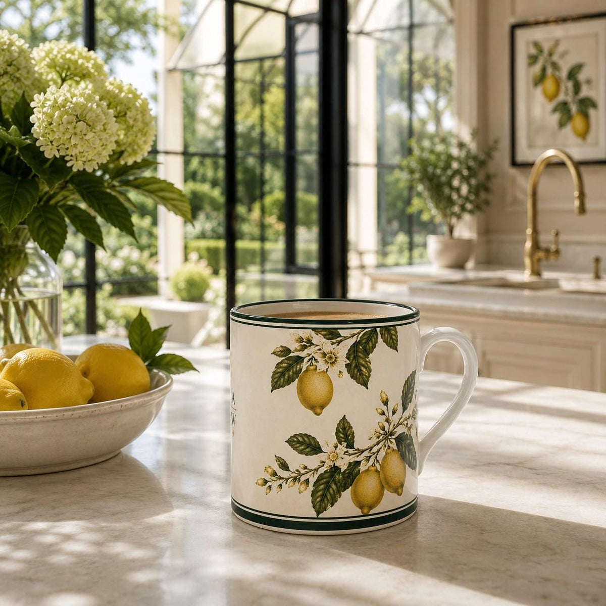 The Orangery Lemon Blossom Fine Bone China Mug