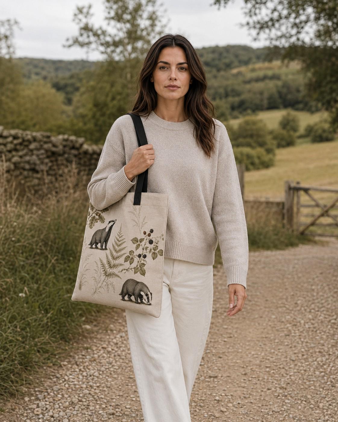 Badger & Bramble Tote Bag