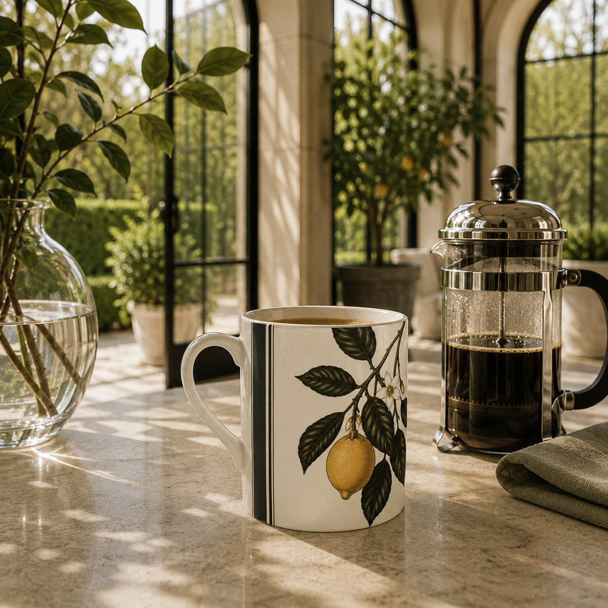 The Orangery Lemon Fine Bone China Mug